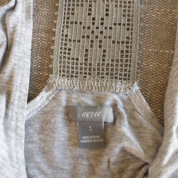 SOLD Aerie Oversized Racerback Tank Size L - Picture 4 of 4